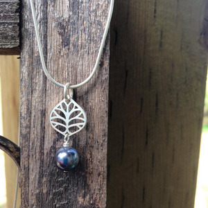"Mystery Leaf" - Necklace
