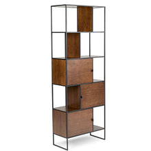 "Rictu" bookcase with soft close doors