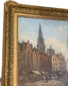 Original Oil, Jules Achille Noel (1815-1881), framed