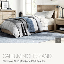 "Callum" nightstands by Restoration Hardware, unused condition, out of box