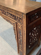 Exquisite, hand carved antique Chinese Altar Table