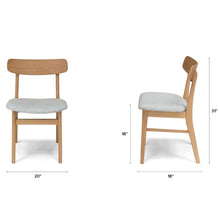 Ecole Mist Gray dining chair
