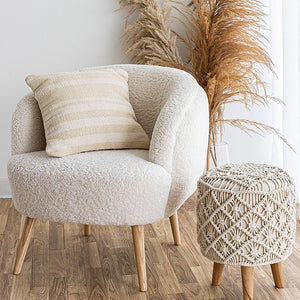 "Bruges" accent chair in two colours