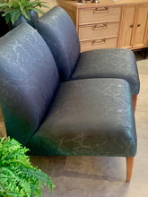Fendi Casa green floral accent chairs