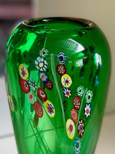 Hand Blown Minnefiori Glass Vase
