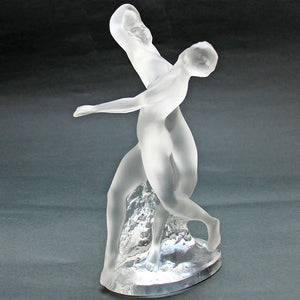 Vintage signed Lalique Deux Danseuses (Two Dancers) figurine