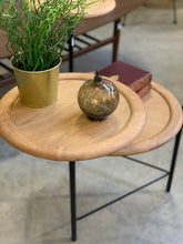 Attractive three tiered mid century inspired side table