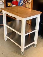 Portable kitchen island, workspace/storage solution!