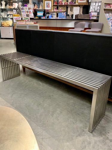 Aluminum slat bench