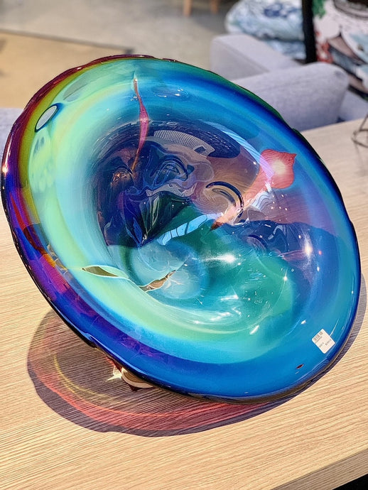 Solart blown glass bowl