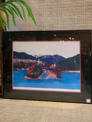 Canadian artist, Richard Shorty, framed 