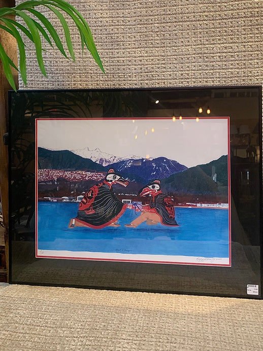 Canadian artist, Richard Shorty, framed 