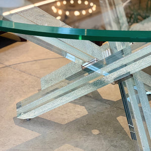"Trasco" dining table with extra legs