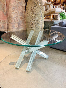 "Trasco" dining table with extra legs