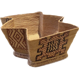 Antique Coast Salish basket