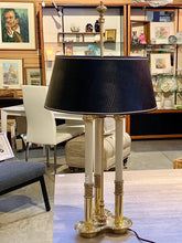 Vintage Brass "Bouillotte" table lamp by Stiffel