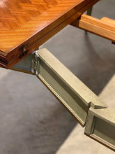Vintage convertible console to dining table