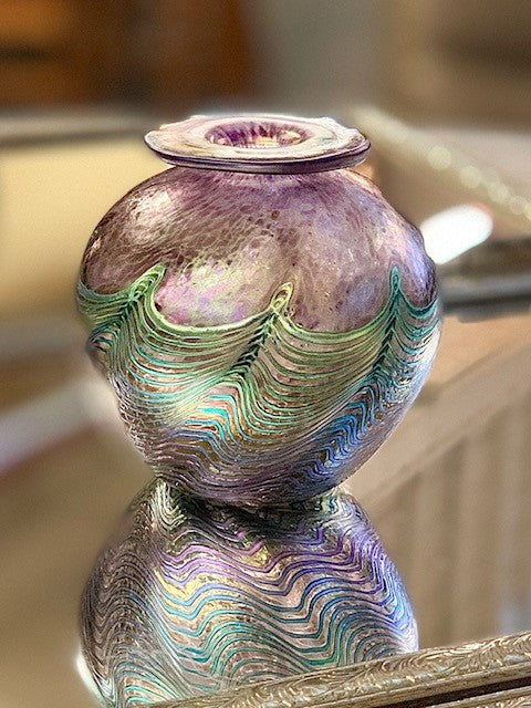 Small Robert Held Art Glass Vase