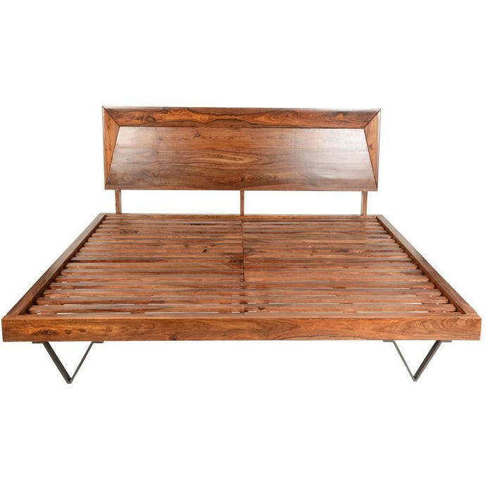 Matrix Queen Bed - Sheesham Rosewood