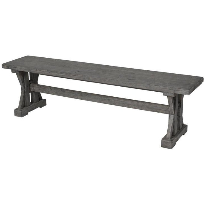 Tuscan Spring Dining Bench - Grey Wash