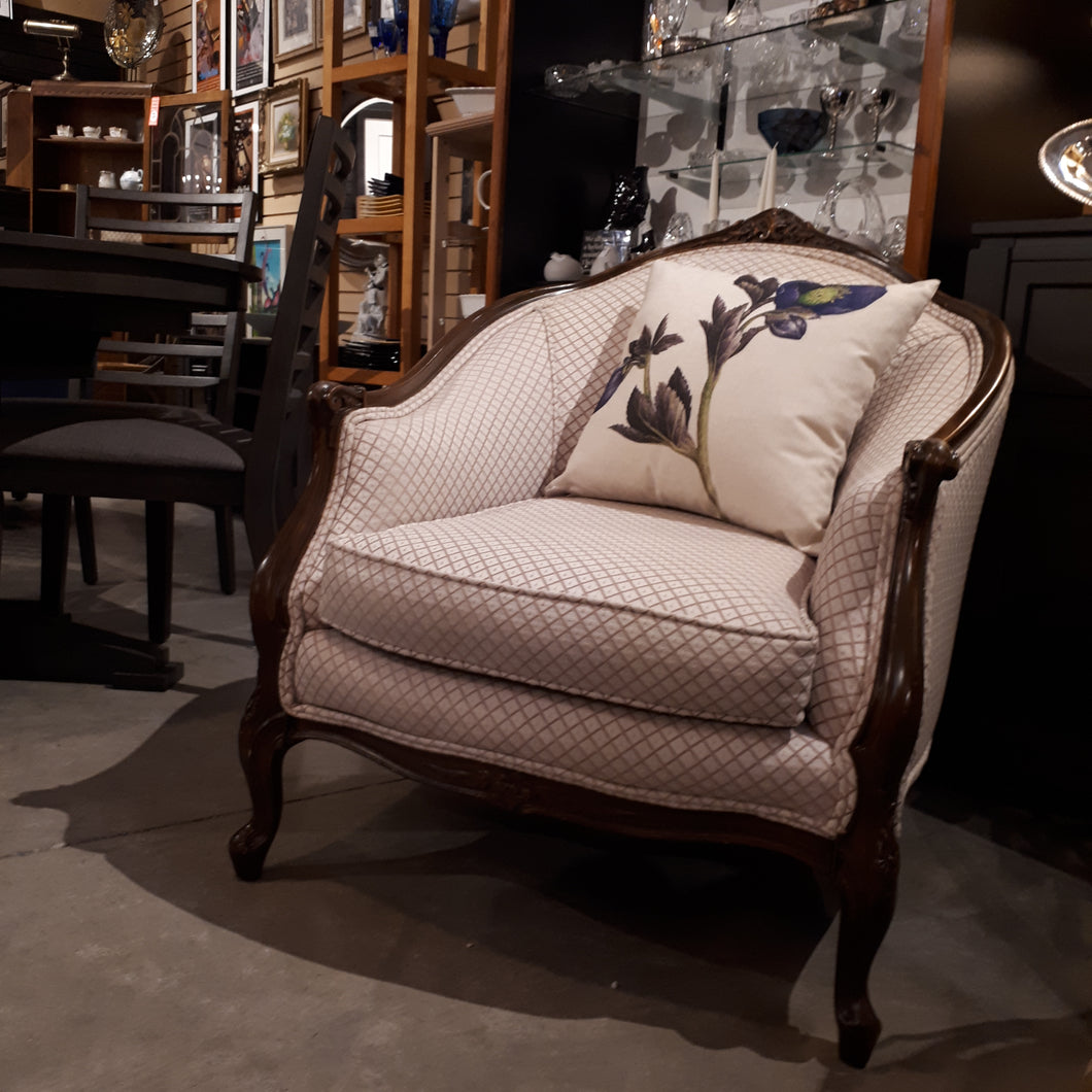 Lovely Wood Trim Chair