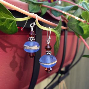 "Lamp Work" - Earrings