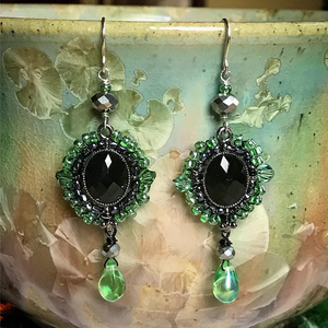 "The Green Eyed Monster" - Earrings