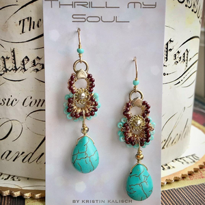 "The Hippie Chick" - Earrings