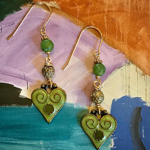 "Piece of My Heart" - Earrings