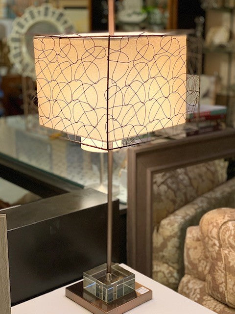 Metal table lamp