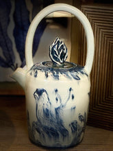Handcrafted, handpainted teapot