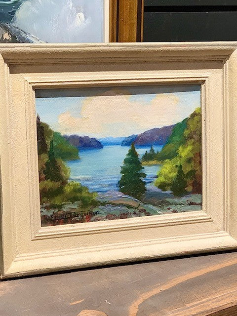 Landscape oil painting by V. Elliott Ferguson - Muskoka Lake