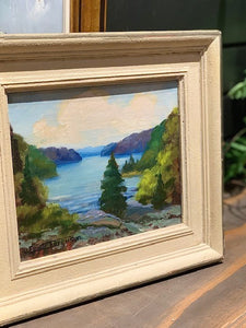 Landscape oil painting by V. Elliott Ferguson - Muskoka Lake