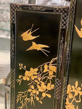 Vintage Lacquer and gilt 5 panel Chinese Screen