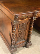 Antique Black Forest (late 19th century) carved Oak Desk