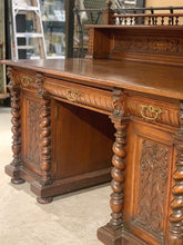 Antique Black Forest (late 19th century) carved Oak Desk