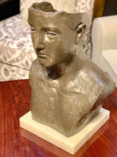 Bronze Bust on Marble slab