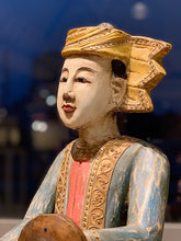 Hand Carved Folk Art Statue