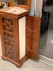 Gorgeous 8 drawer wooden jewellery armoire