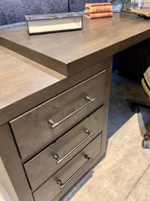 Modern executive wood desk