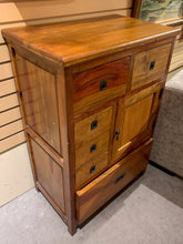 Reclaimed wood cabinet