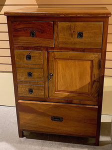 Reclaimed wood cabinet
