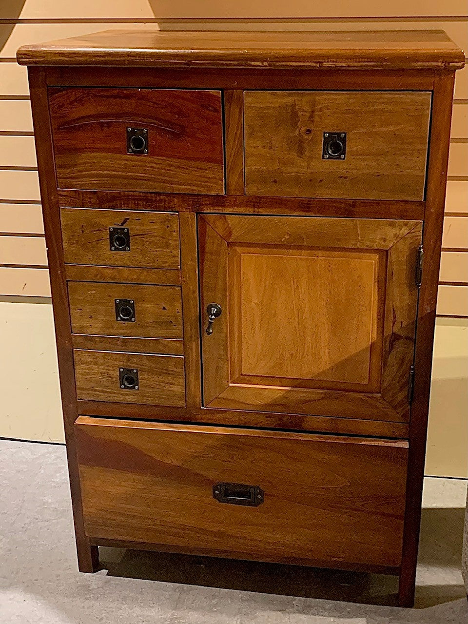 Reclaimed wood cabinet