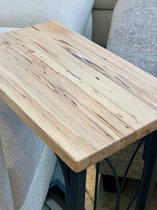 Spalted maple small accent table