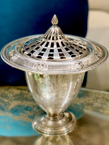 G.S. & Co. Sterling silver centrepiece flower frog