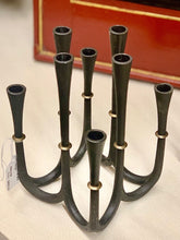 Vintage, iron and brass, Mid Century Danish candle holders - Jens Quitsgaard
