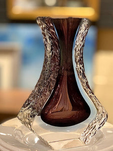 Vintage mid century Murano glass vase